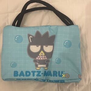 !SOLD! Badtz-Maru Blue Lunch Insulated Tote Bag